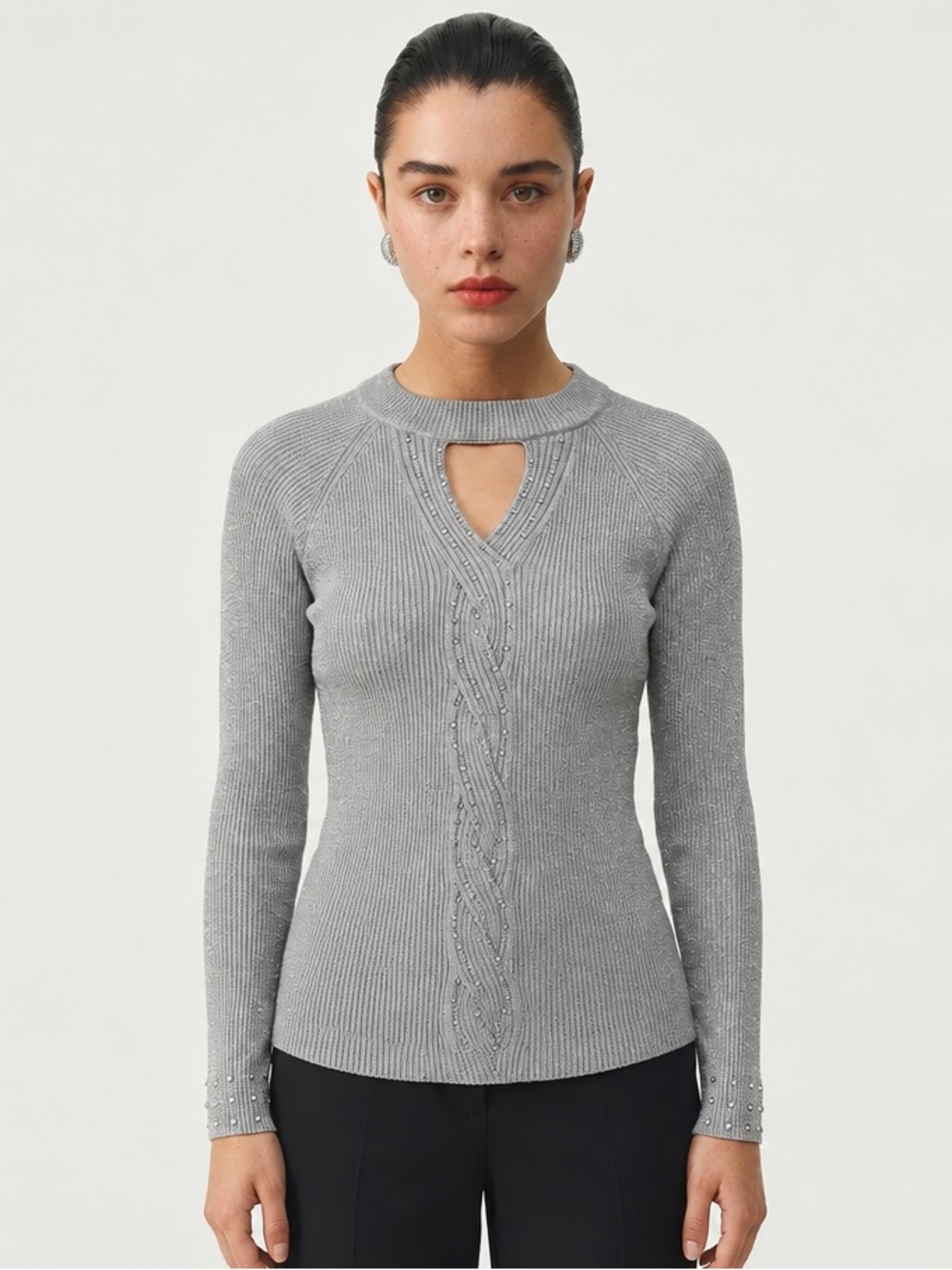 Colori Lurex ribbed sweater